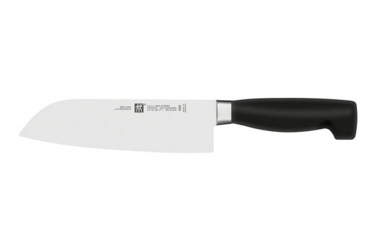 Couteau Santoku Zwilling Four Star lame forgée 18 cm