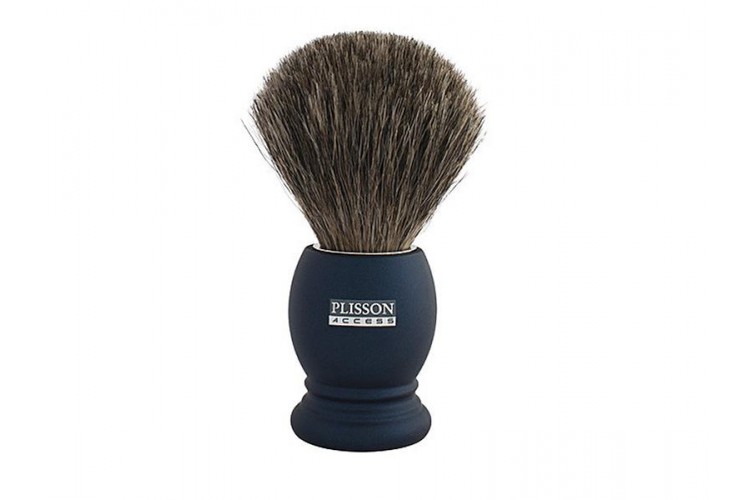 Blaireau de rasage Plisson Acess taille 12 monture bleu nuit