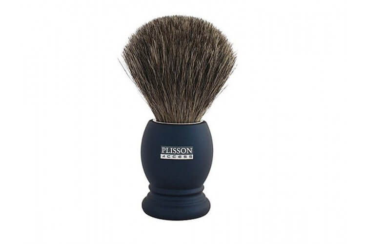 Blaireau de rasage Plisson Acess taille 12 monture bleu nuit