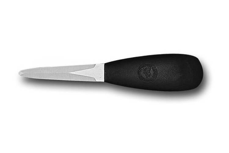 Lancette à huîtres Bargoin acier inox manche ABS noir