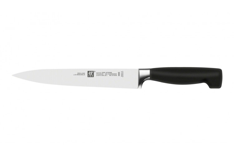 Couteau &agrave; trancher Zwilling Four Star lame forg&eacute;e 20 cm