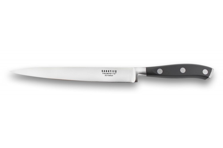 Couteau filet de sole flexible Sabatier Trompette Vulcano 18cm 3 rivets