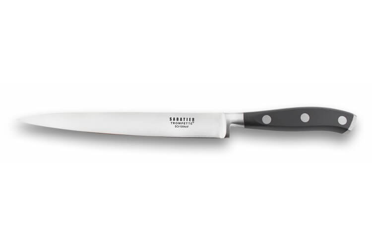 Couteau filet de sole flexible Sabatier Trompette Vulcano 18cm 3 rivets