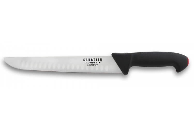 Couteau de boucher Sabatier Trompette Pro Tech lame alvéolée 25cm