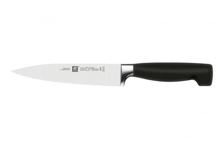 Couteau &agrave; trancher Zwilling Four Star lame forg&eacute;e 16 cm