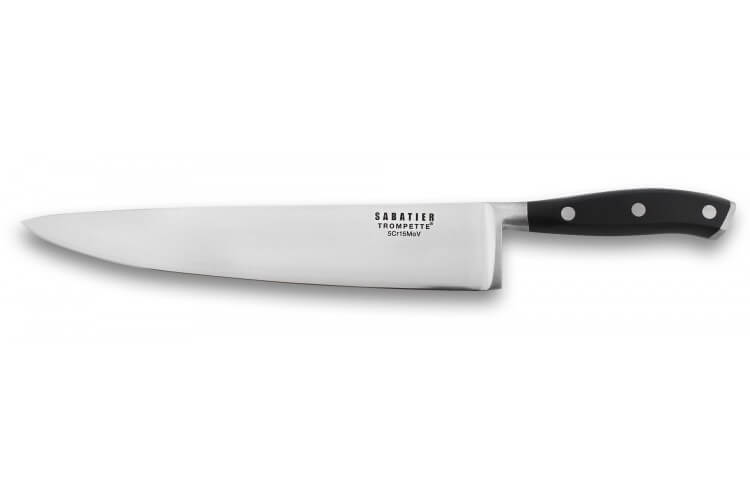 Couteau de chef Sabatier Trompette Vulcano 25cm 3 rivets