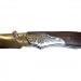 Couteau pliant Herbertz 209512 manche bois mitres gravées 12cm