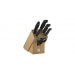 Bloc couteaux bois naturel 7 pièces Zwilling Four Star lames forgées
