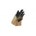 Bloc couteaux bois naturel 8 pièces Zwilling Four Star lames forgées
