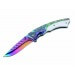 Couteau pliant Herbertz 233511 revêtement titane arc-en-ciel manche 12cm