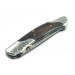 Couteau pliant Herbertz 209512 manche bois mitres gravées 12cm