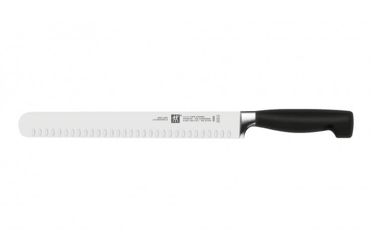 Couteau à trancher Zwilling Four Star lame forgée alvéolée 26cm