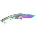 Couteau pliant Herbertz 233511 revêtement titane arc-en-ciel manche 12cm