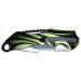 Couteau pliant Herbertz 212613 manche aluminium vert 13cm