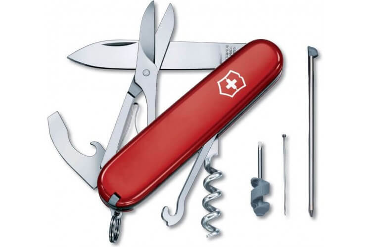 Couteau suisse Victorinox 10 pieces COMPACT rouge