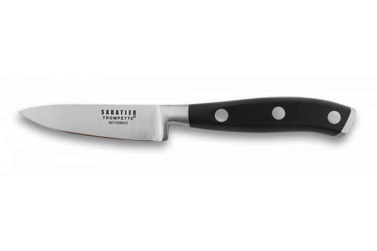 Couteau d'office Sabatier Trompette Vulcano 9cm 3 rivets