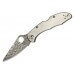 Couteau pliant SPYDERCO DELICA 4 C11PBK 11cm lame lisse