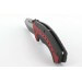 Couteau pliant Herbertz 202312 manche alu noir et rouge 12cm