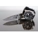 Couteau pliant CRKT FOSSIL 5470 manche martelé 12.5cm