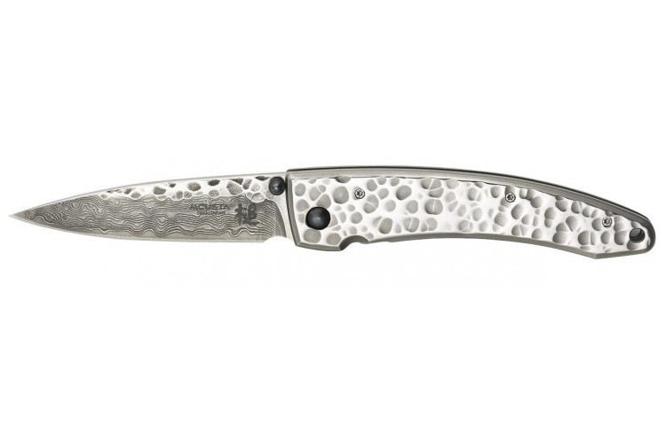Couteau pliant CRKT FOSSIL 5470 manche martel&eacute; 12.5cm