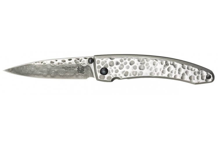 Couteau pliant CRKT FOSSIL 5470 manche martelé 12.5cm