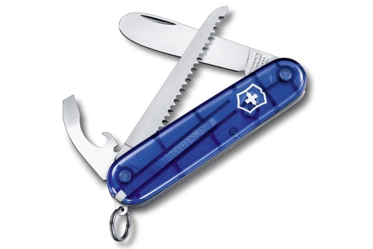 Couteau suisse 5 pi&egrave;ces My first Victorinox 2 Bleu translucide