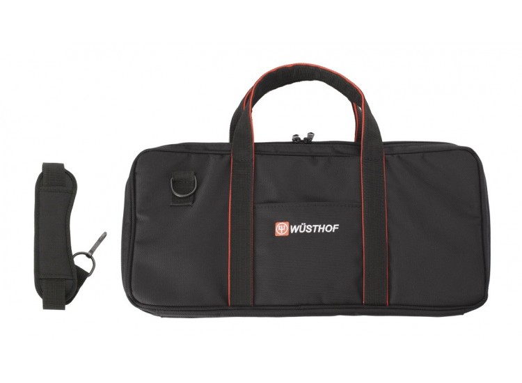 Serviette pour couteaux de cuisine - 3 compartiments - 20 emplacements W&uuml;sthof