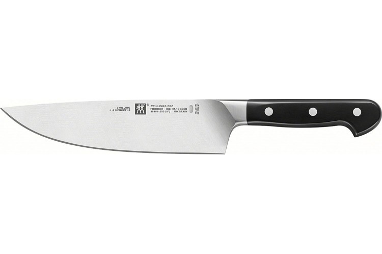 Couteau de chef Zwilling Pro lame large forg&eacute;e 20cm