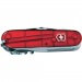 Couteau suisse Victorinox 21 pièces SWISSCHAMP rouge translucide