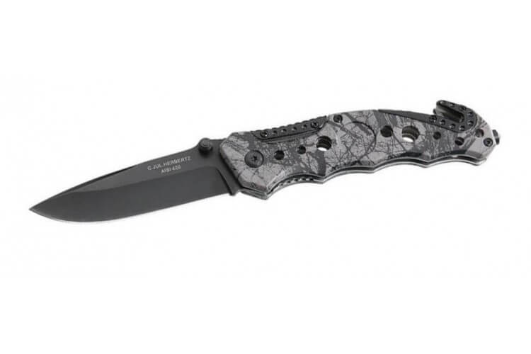 Couteau pliant Herbertz 218111 manche alu camouflé 12cm