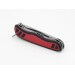 Couteau suisse Victorinox Forester rouge et noir bi-matière 111mm 10 fonctions