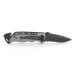 Couteau pliant Herbertz 210211 manche alu plaquette argentée 12cm