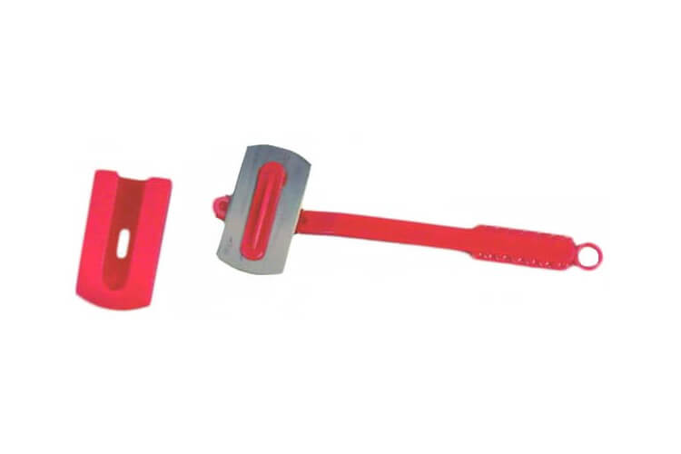 Lame de boulanger inox "Grignette pivotante" avec cache de protection