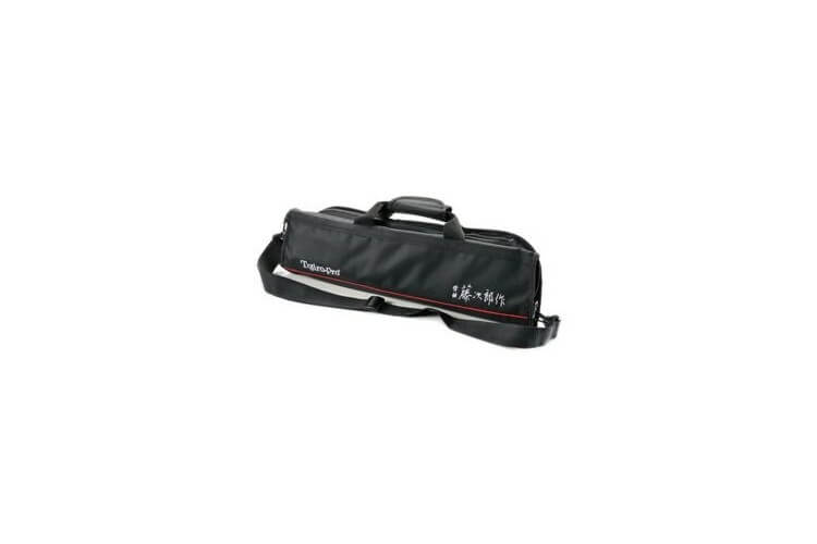 Malette souple pour 8 couteaux de cuisine - nylon noir Tojiro