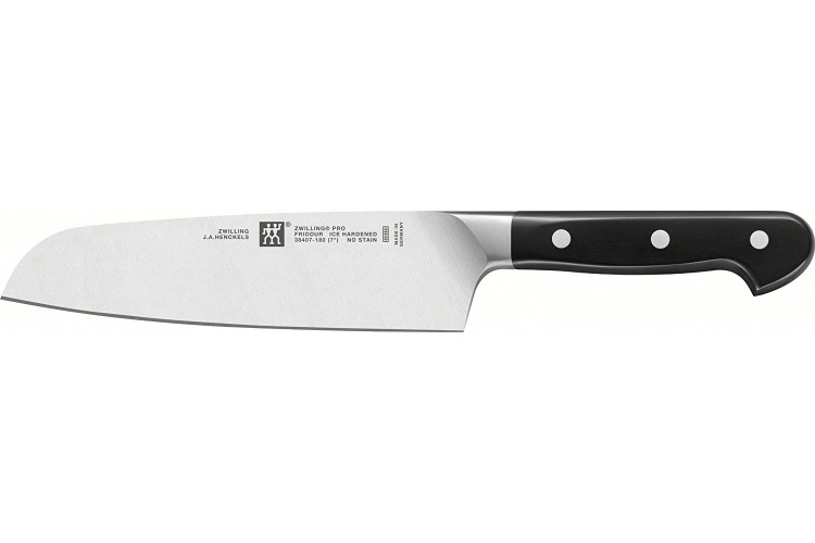 Couteau santoku Zwilling Pro forg&eacute; 18cm