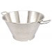 Passoire conique professionnelle Matfer acier inox fond rond + anses 45cm