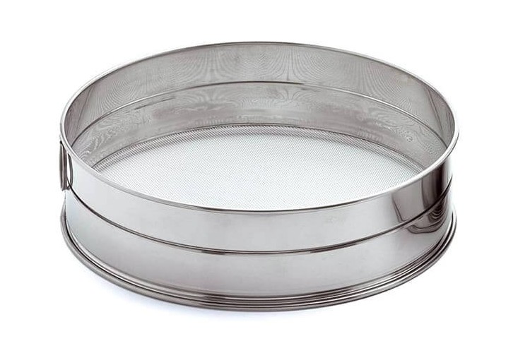 Tamis professionnel acier inox 40cm - maille inox 1.28mm