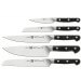 Bloc bambou design de 5 couteaux de cuisine Zwilling Pro forgés