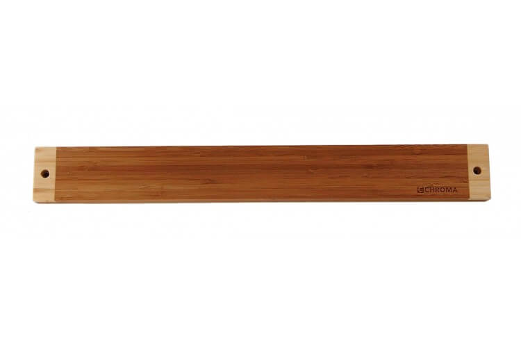 Barre aimantée en bambou Chroma 45cm pour couteaux de cuisine