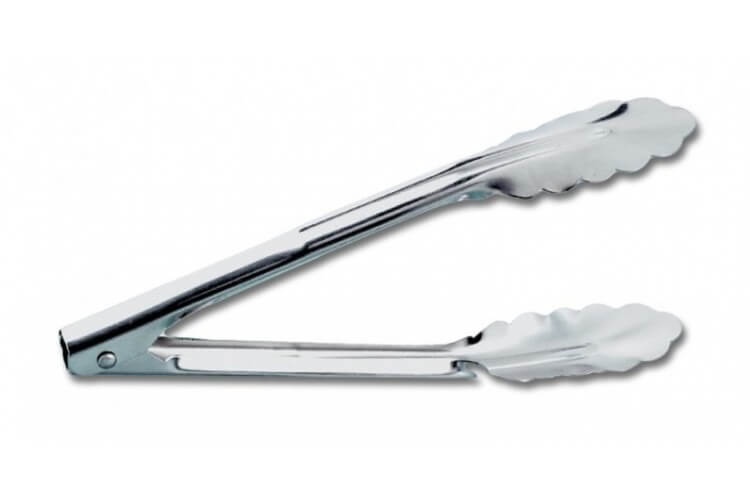 Pince à crudités 24cm tout inox conception monobloc