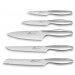 Bloc en hêtre de 5 couteaux de cuisine Sabatier Fuso Nitro+