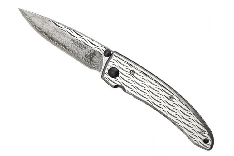 Couteau pliant MCUSTA Small Nami MC-111D acier martel&eacute; 9.5cm + &eacute;tui