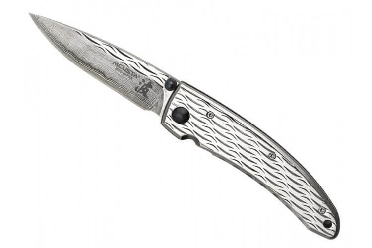 Couteau pliant MCUSTA Small Nami MC-111D acier martelé 9.5cm + étui