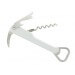 Tire bouchon sommelier 4 pièces manche 14 cm blanc