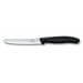 Couteau de table Victorinox Swissclassic noir lame à dents 11cm