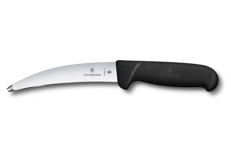 Couteau tripier Victorinox 15cm manche Fibrox noir