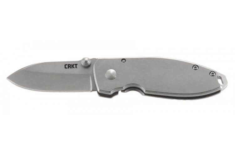 Couteau pliant CRKT SQUID 2490 manche acier inox 8.5cm