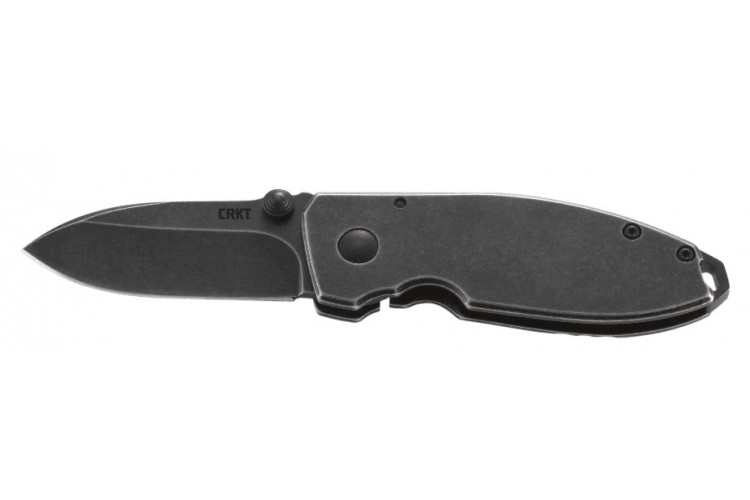 Couteau pliant CRKT SQUID 2490KS manche acier inox noir 8.5cm