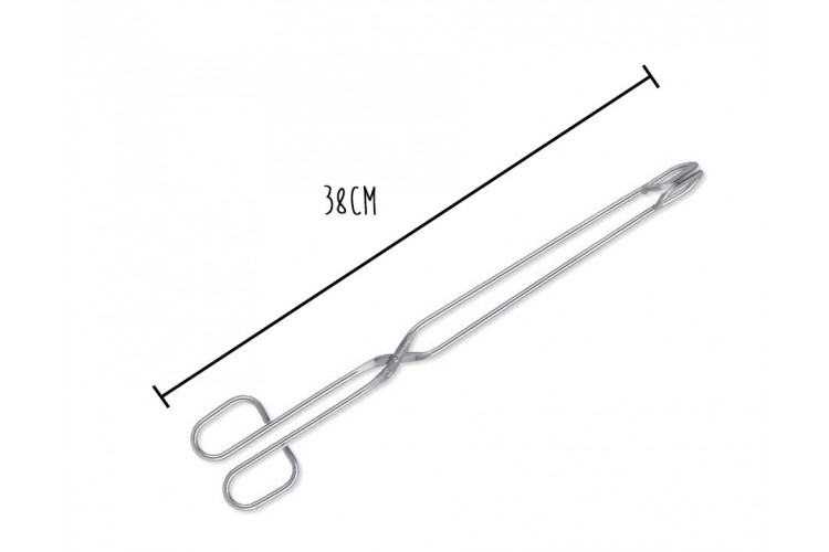 Pince de cuisine Triangle 38cm acier inox