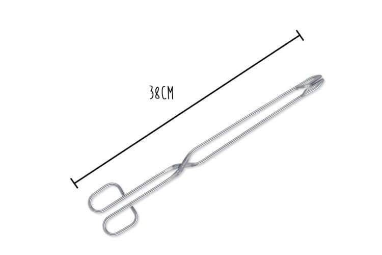 Pince de cuisine Triangle 38cm acier inox